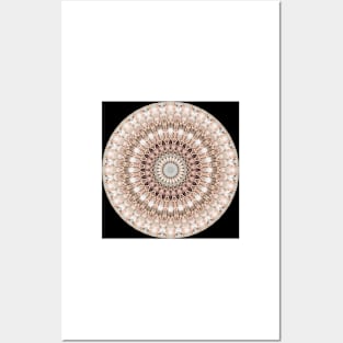 Tree Bark Mandala 3 Posters and Art